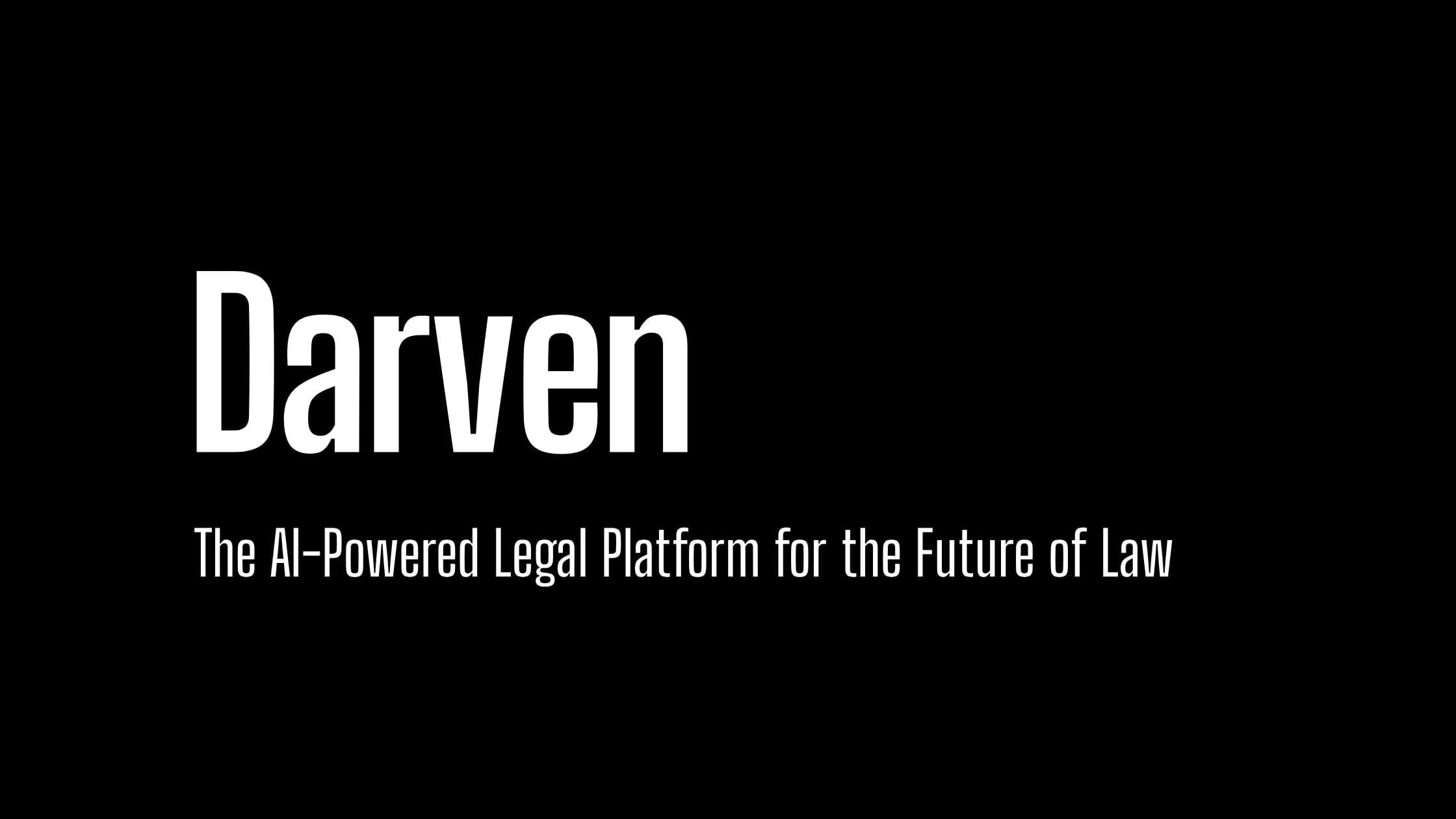 Darven: Because Law Needs Structure Not Just Tools